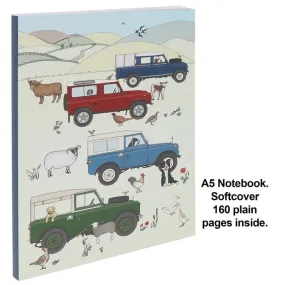 Emma Lawrence Landrover A5 Softcover Notebook