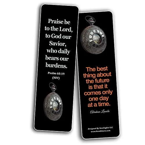 Encouraging Christian Quotes about Life and God (30 Pack) - Handy Life Changing Bible Texts and Quotes That Are Very Uplifting