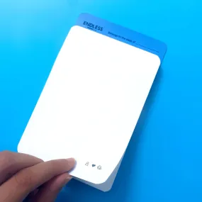 Endless Creative Block Blank A6 Tear-Off Notepad