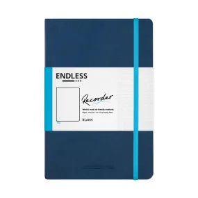 Endless Recorder Regalia A5 Notebook Blank - Deep Ocean