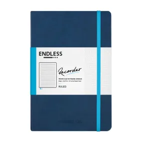 Endless Recorder Regalia A5 Notebook Ruled - Deep Ocean
