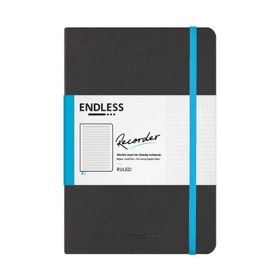 Endless Recorder Regalia A5 Notebook Ruled - Infinite Space