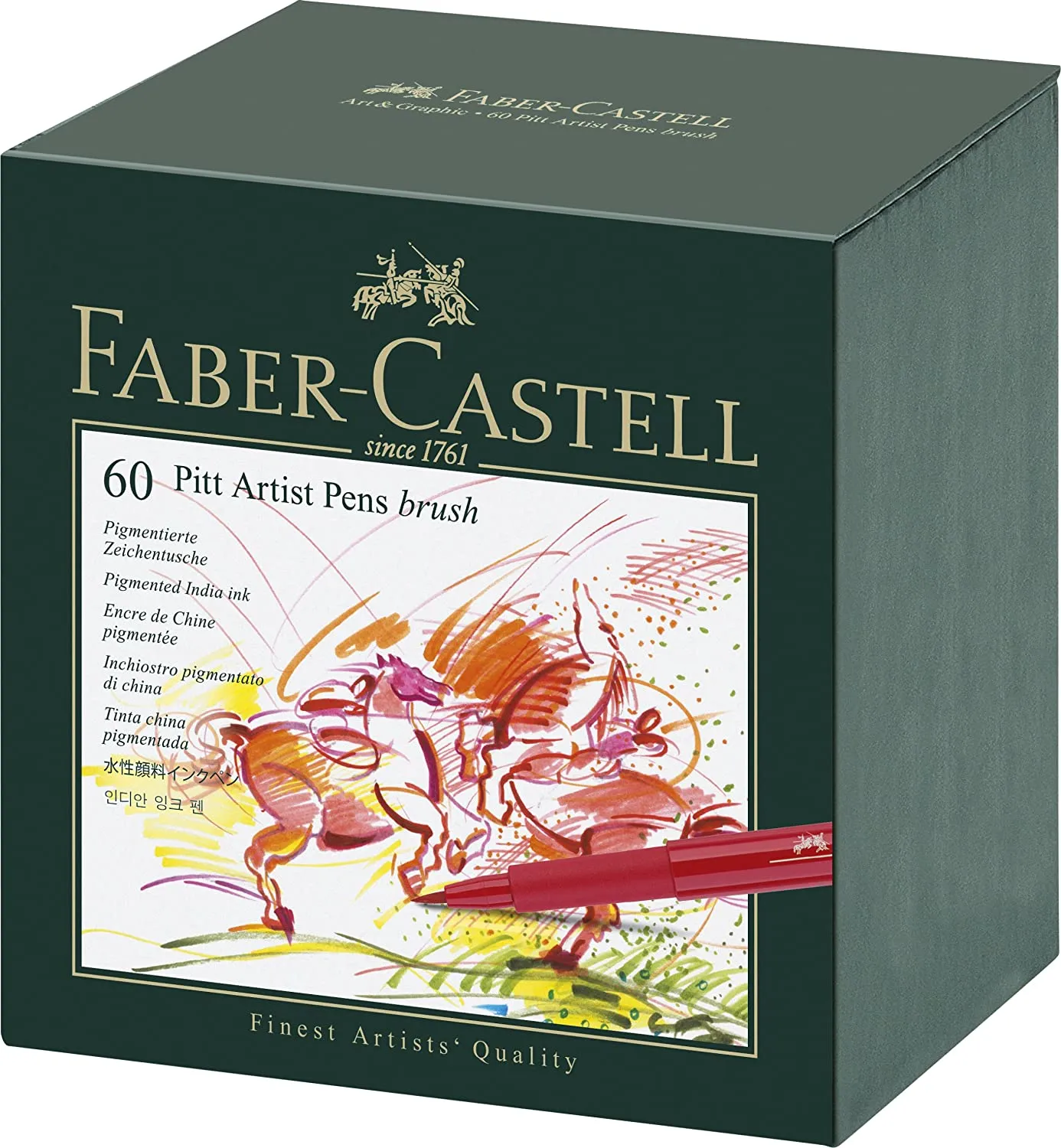 FABER-CASTELL 60 PITT ARTIST PENS BRUSH