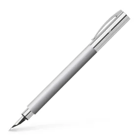 FABER-CASTELL AMBITION FOUNTAIN PEN METAL B