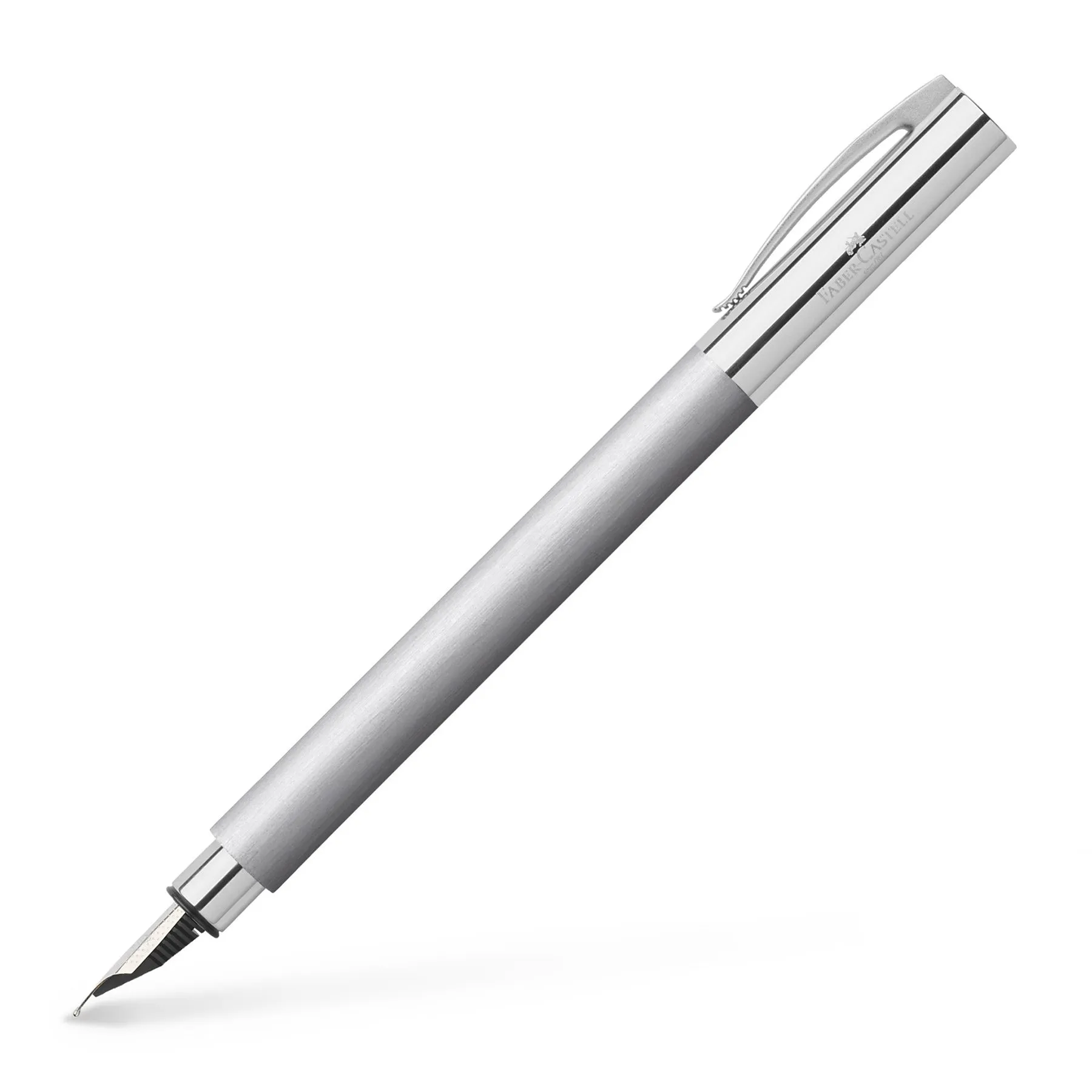 FABER-CASTELL AMBITION FOUNTAIN PEN METAL F