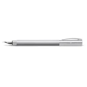 FABER-CASTELL AMBITION FOUNTAIN PEN METAL F