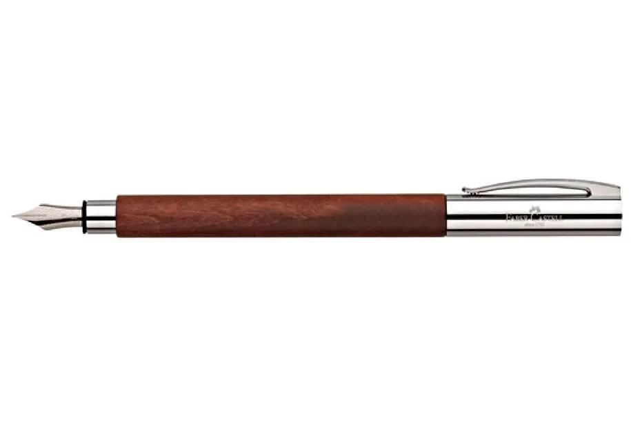 FABER-CASTELL F.PEN AMBITION PEARWOODBROWN F