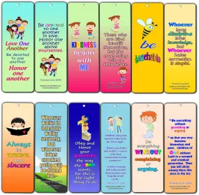 Favorite Bible Verses for Kids - Improve Behavior (30-Pack) - Handy Memory Verses for Kids Perfect for Children?s Ministries and Sunday Schools