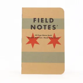 Field Notes Chicago Edition Memo Notebook (Set of 3)