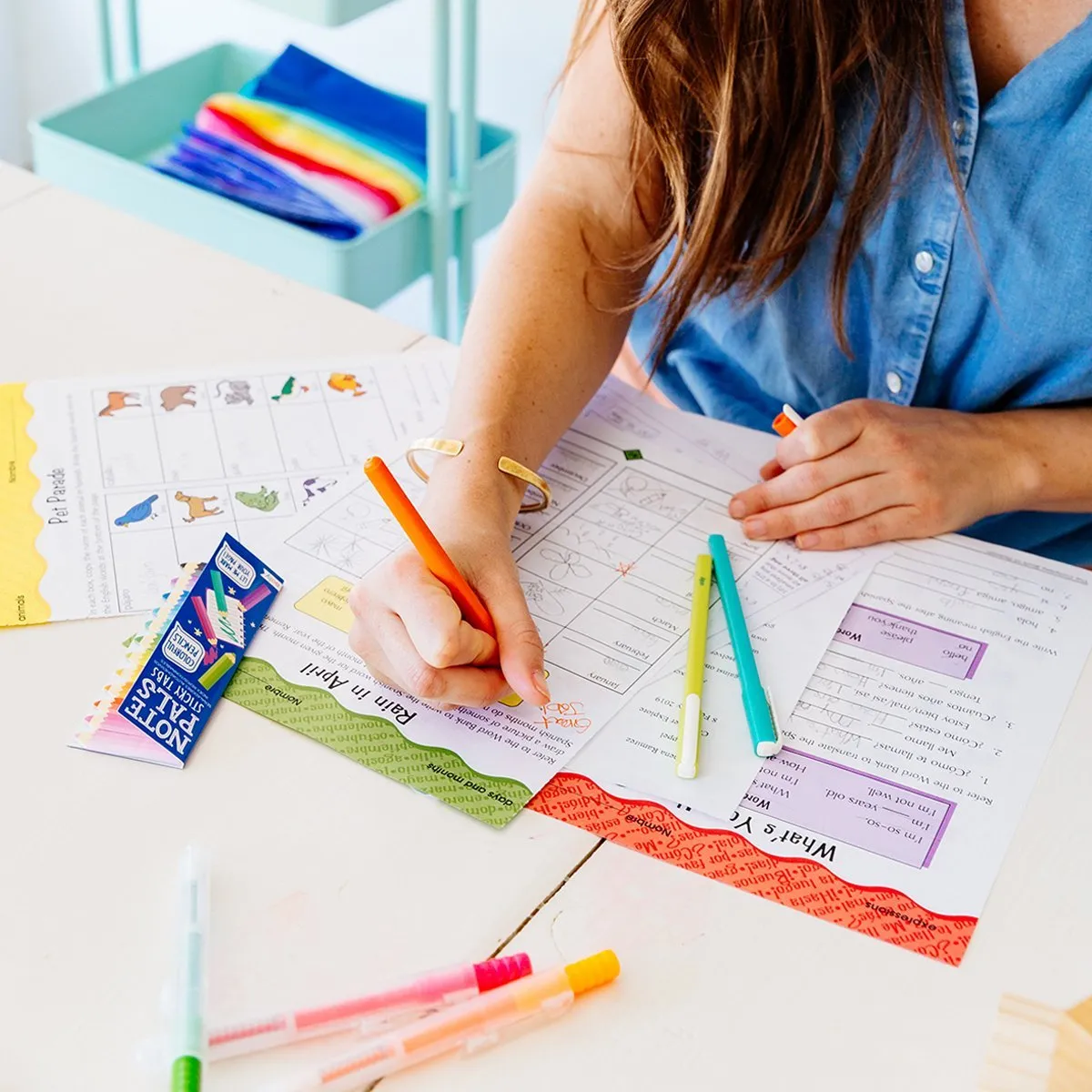 Fine Line Colored Gel Pens