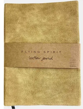 Flying Spirit Aged Leather Journal