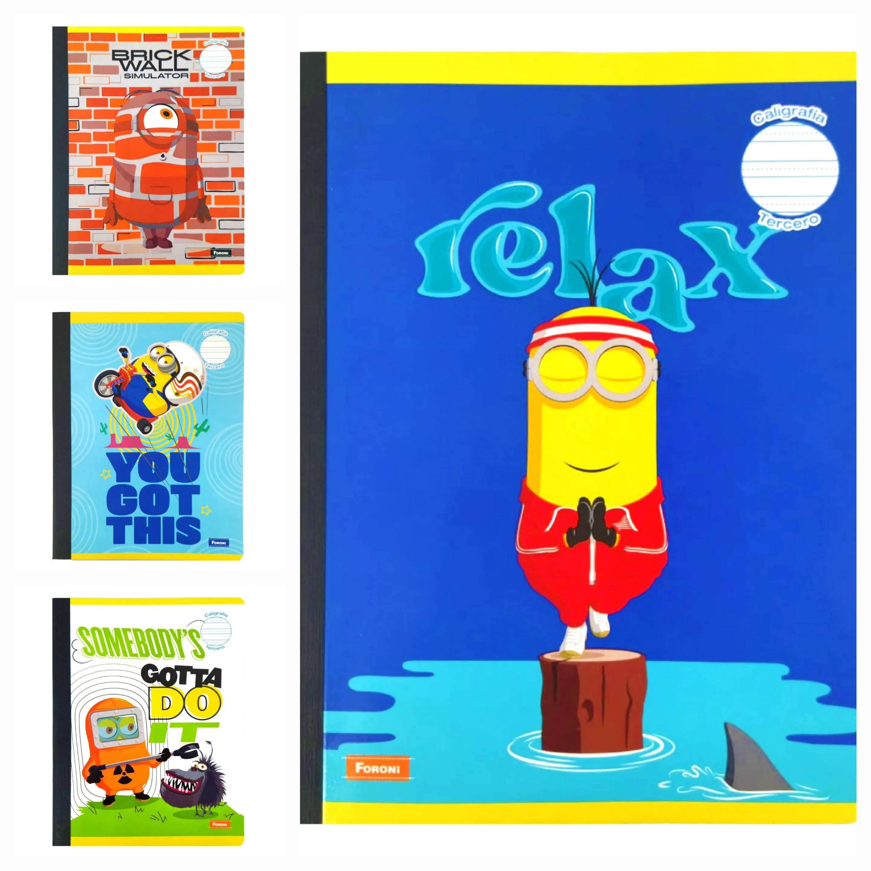 Foroni - Minions Calligraphy Notebooks -Third