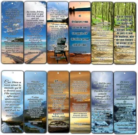 French Most Highlighted Bible Verse Bookmark (30 Pack) - Handy Life Changing French Bible Texts
