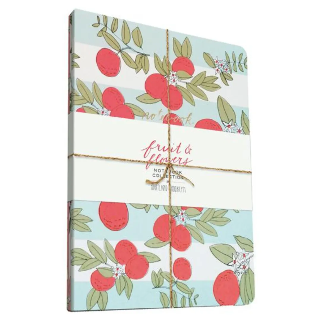 Fruit and Flowers Notebook Set by Hartland
