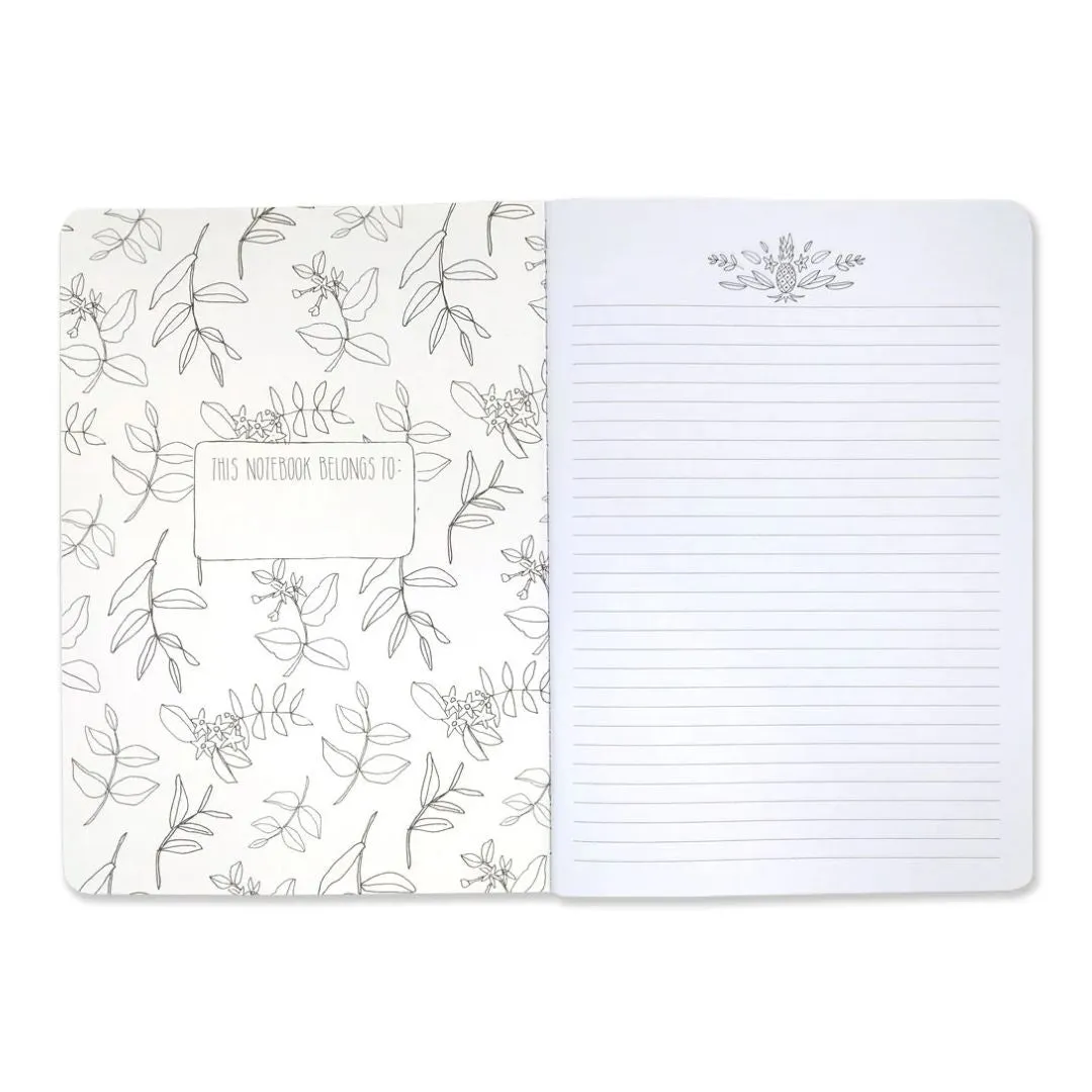 Fruit and Flowers Notebook Set by Hartland
