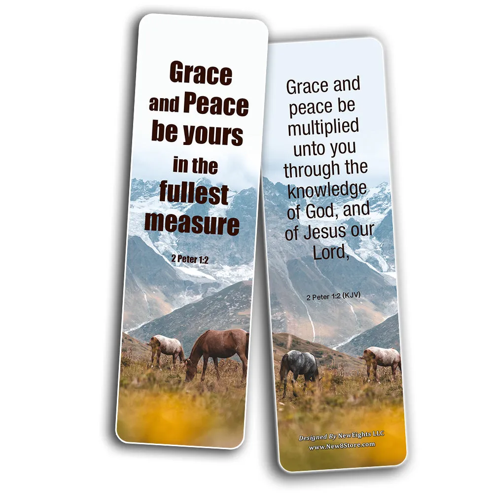 God's Grace is Sufficient KJV Bookmarks (30-Pack) - Handy Christian Daily Reminder