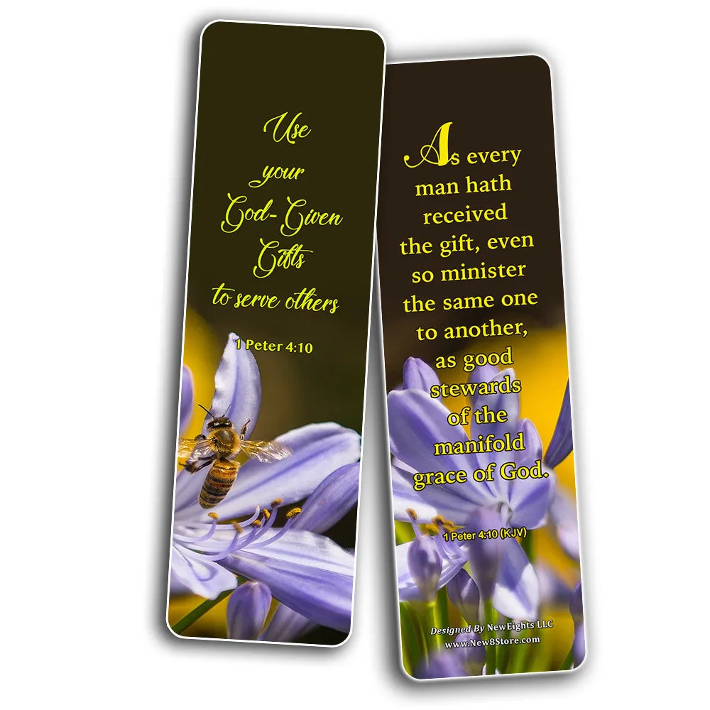 God's Grace is Sufficient KJV Bookmarks (30-Pack) - Handy Christian Daily Reminder