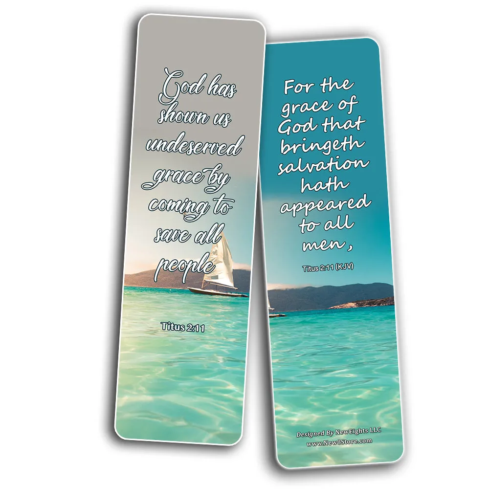 God's Grace is Sufficient KJV Bookmarks (30-Pack) - Handy Christian Daily Reminder