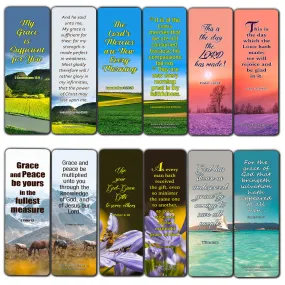God's Grace is Sufficient KJV Bookmarks (30-Pack) - Handy Christian Daily Reminder