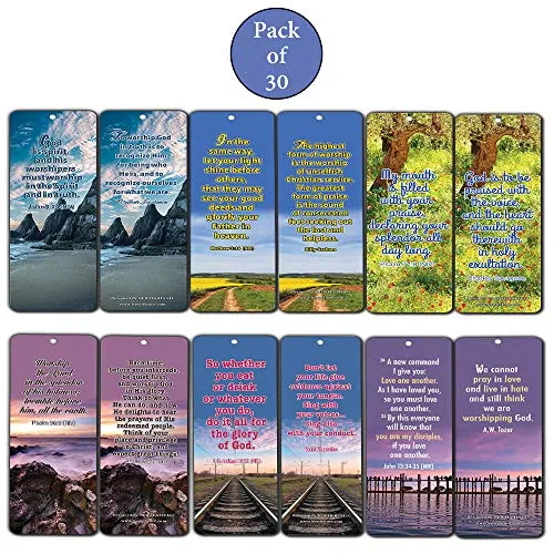 God's Promises Bible Verses Bookmarks (30-Pack)