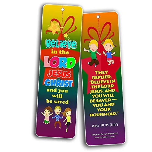 Great Memory Verses for Kids Bookmarks (30-Pack) - Handy Memory Verses for Kids Perfect for Children?s Ministries and Sunday Schools
