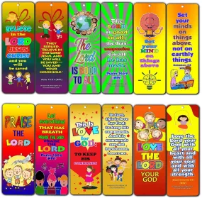 Great Memory Verses for Kids Bookmarks (30-Pack) - Handy Memory Verses for Kids Perfect for Children?s Ministries and Sunday Schools