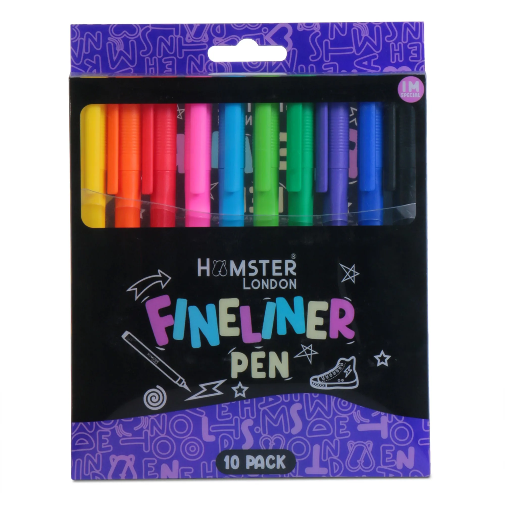 Hamster London Gift Hamper Stationery Set Mermaid   Fineliner   Scented Markers   Gel Pen   Crayon   Pouches