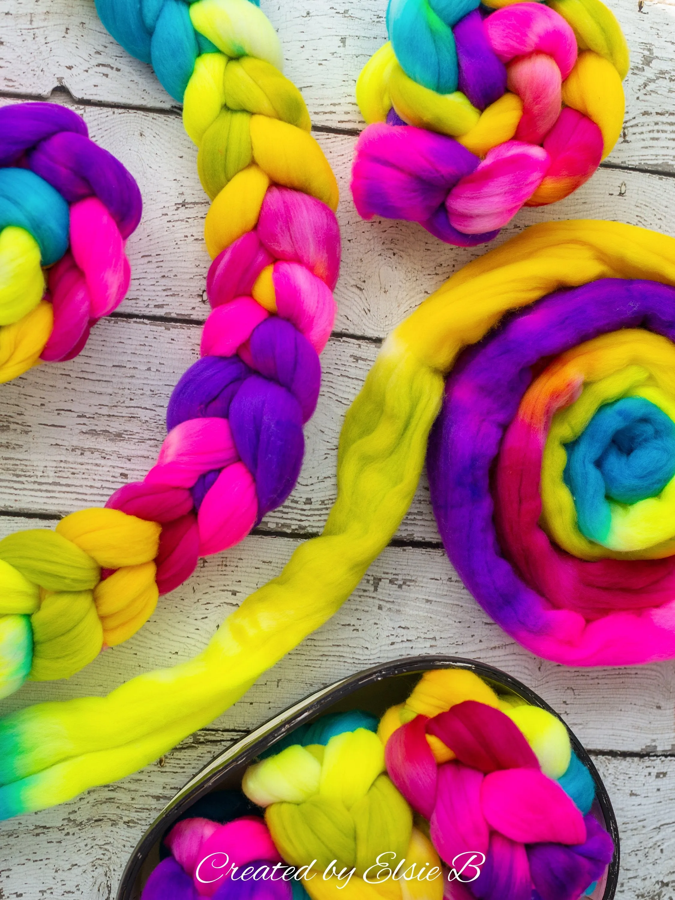 'Highlighters' Targhee 4 oz