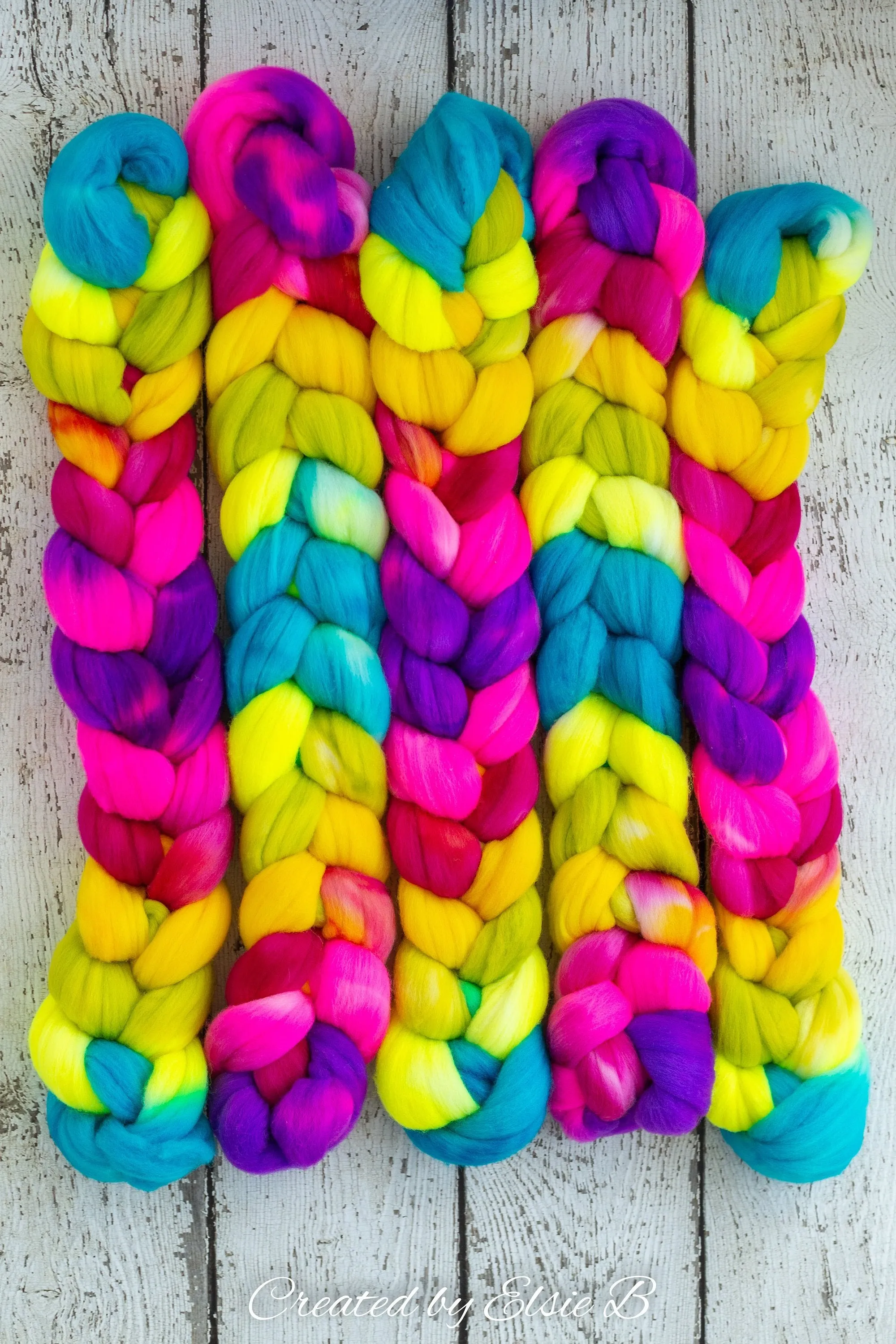 'Highlighters' Targhee 4 oz