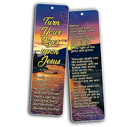 Hymn Bookmarks Series 2 - I Surrender All (30-Pack) - Great Collection of Hymns Perfect for Gift Giving, Outreach, Ministries