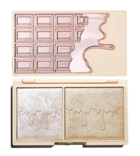 I Heart Revolution - Mini Chocolate Highlighter Palette - Rose Gold Glow
