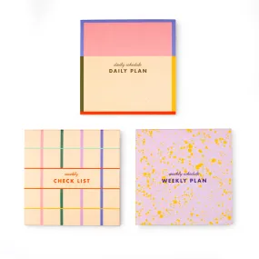 Inkerie Set of 3 Sticky Note Memo Pads