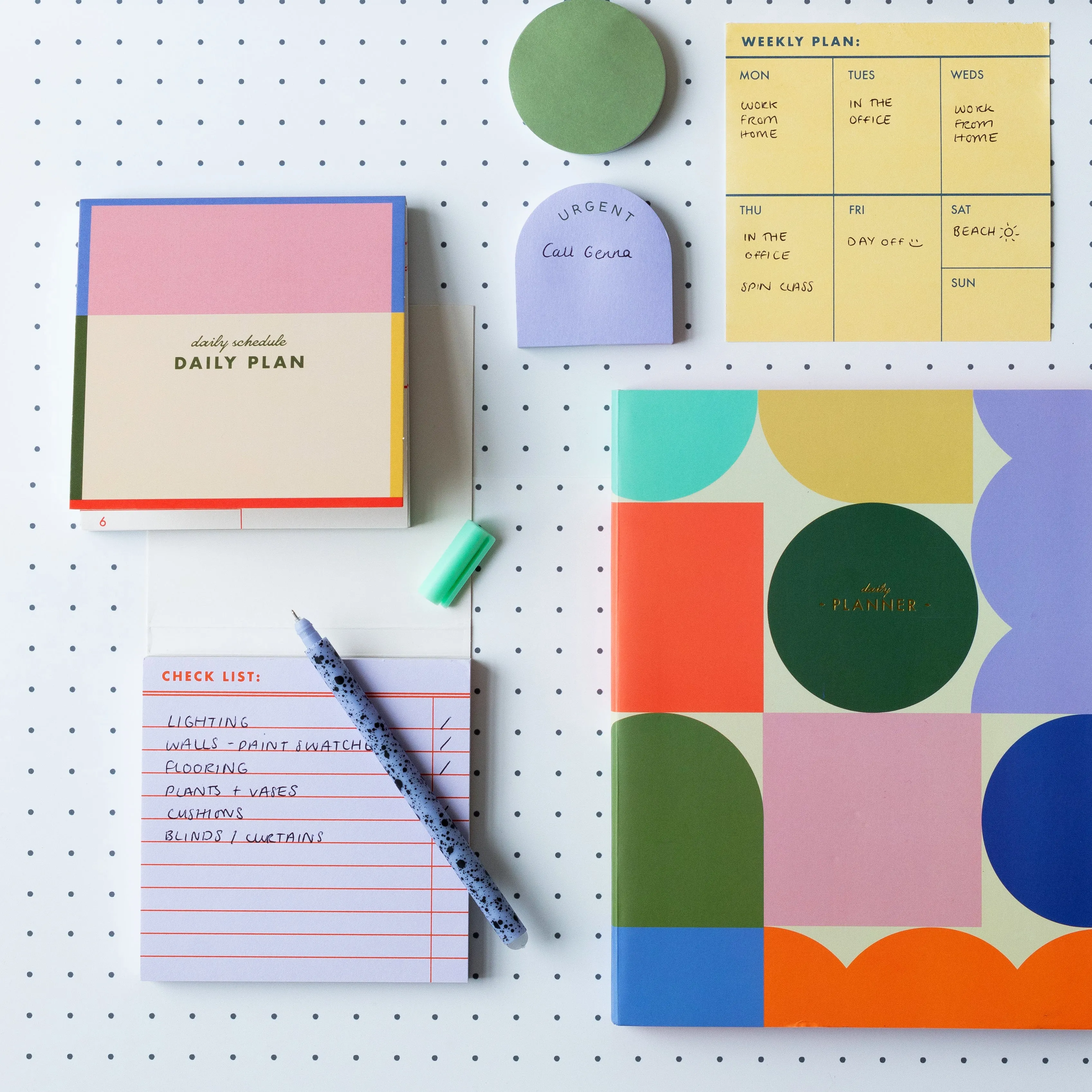 Inkerie Set of 3 Sticky Note Memo Pads
