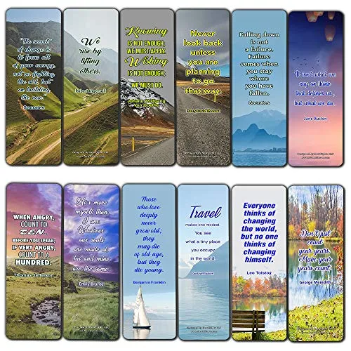 Inspirational Quotes Bookmarks Cards Series 3 (30 Pack) - Handy Inspirational Quotes