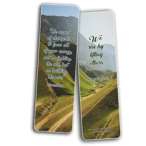 Inspirational Quotes Bookmarks Cards Series 3 (30 Pack) - Handy Inspirational Quotes