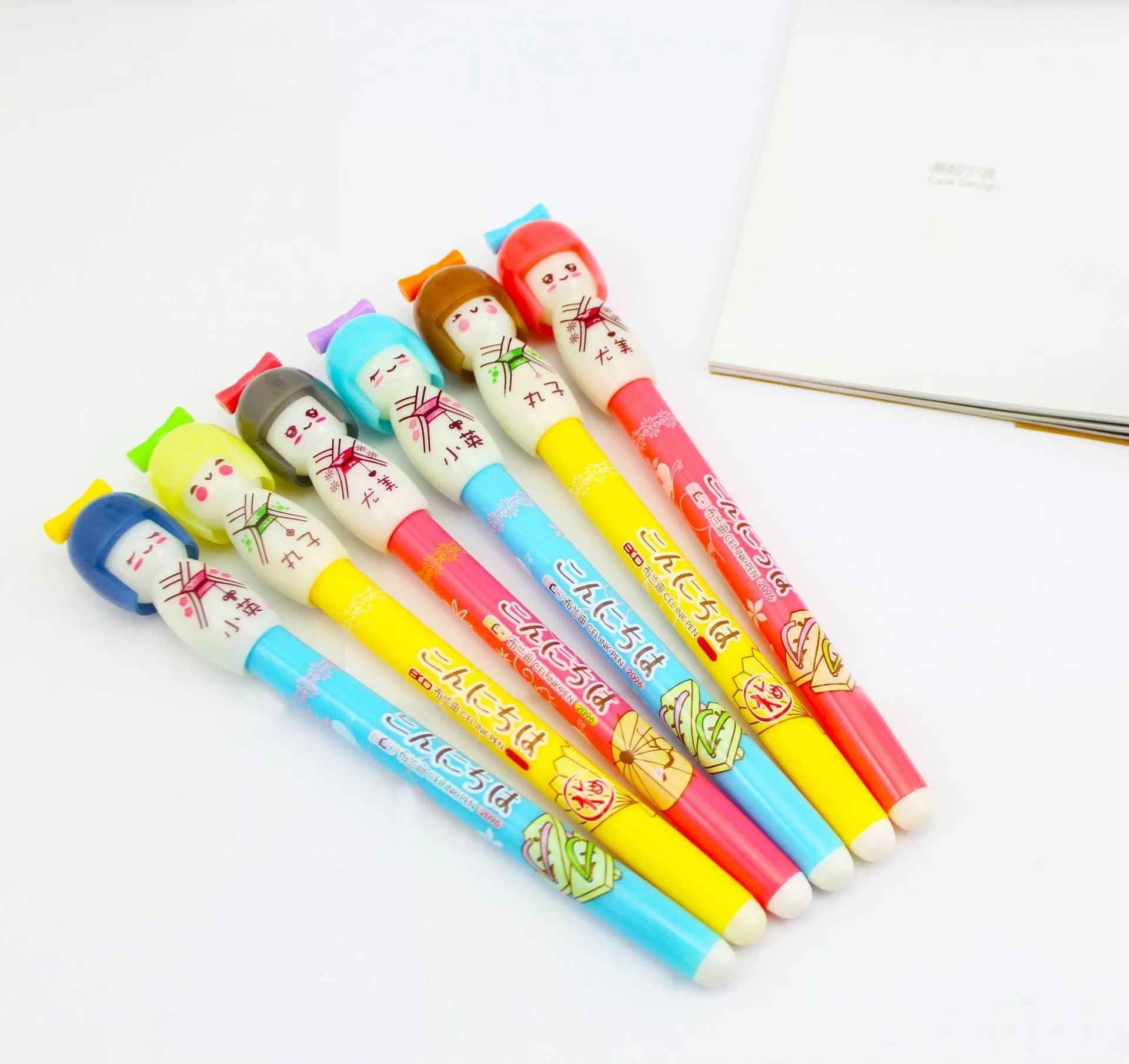Japanese Doll Gel Pen Set