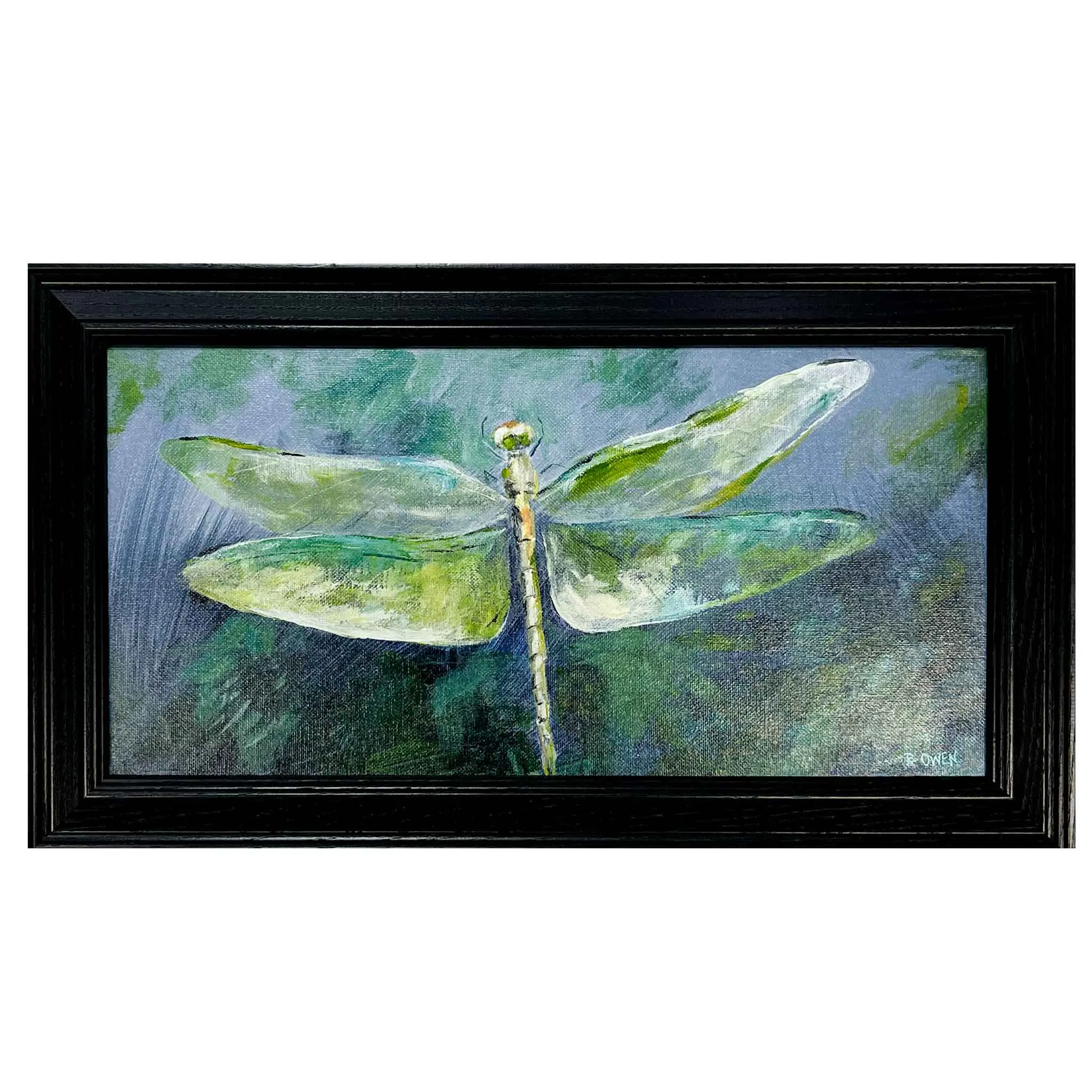 JRO New Beginnings - Expressive Dragonfly Original Painting