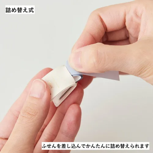 Kanmido Cocofusen Basic Ivory M Sticky Note with Case & Refill