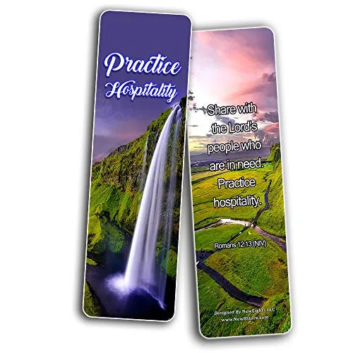 Kindness Scriptures Cards Bookmarks (30 Pack) - Handy Reminder To Be Kind Always