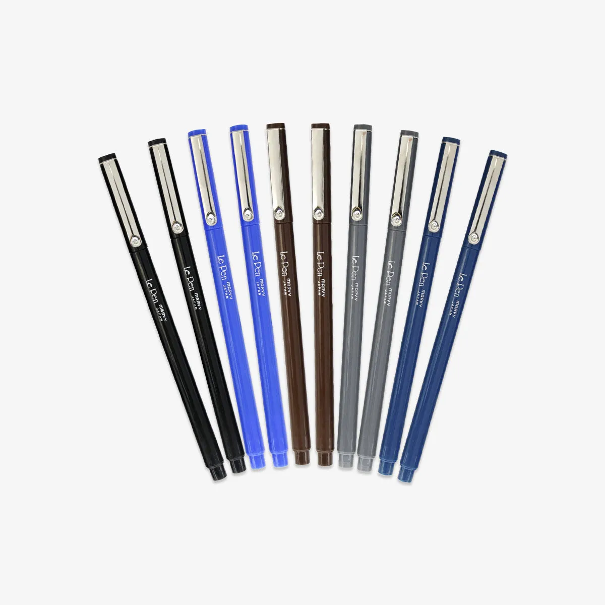 LE PEN SET 10 PCS // EARTH TONE
