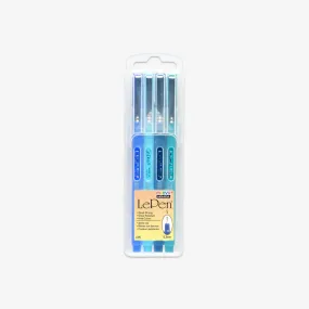 LE PEN SET 4 PCS // BLUE