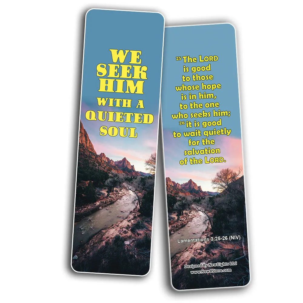 Learning To Trust In God's Timing Memory Verses Bookmarks (30-Pack) - Handy Reminder About Trusting in God?s Timetable Providing Comfort and Peace