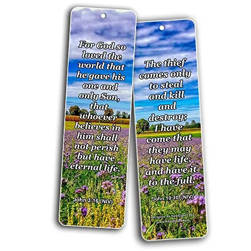 Life Bible Verses Bookmarks NIV (30 Pack) - Handy Reminder About God?s Grace