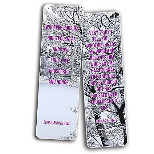 Life Bible Verses Bookmarks NIV (30 Pack) - Handy Reminder About God?s Grace
