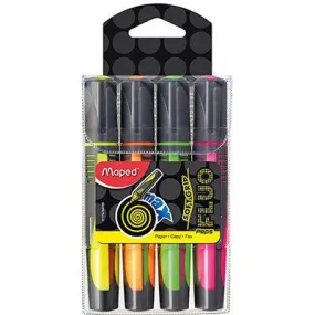 Maped Fluo Max Highlighter Assorted Wallet 4
