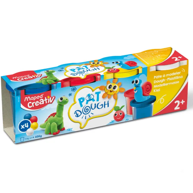 Maped Pat Dough - 4 CT Classic or Fancy Colors