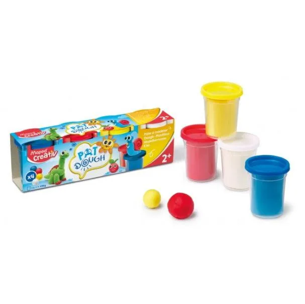Maped Pat Dough - 4 CT Classic or Fancy Colors