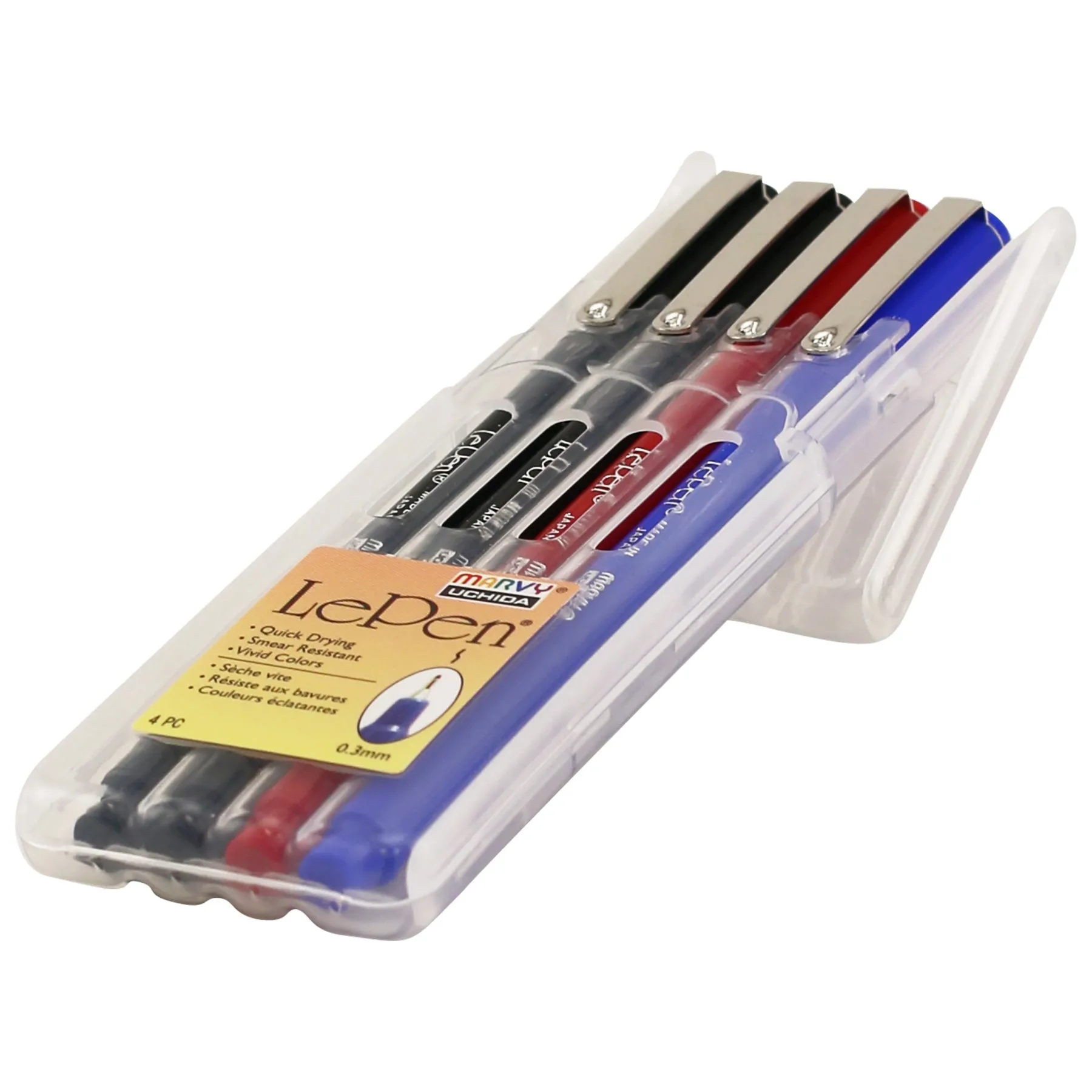 Marvy Uchida Le Pen 0.3mm Basic Set of 4