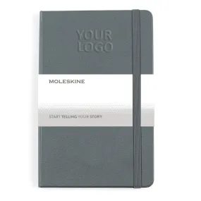 Moleskine Hard Cover Ruled Medium Notebook Slate Grey