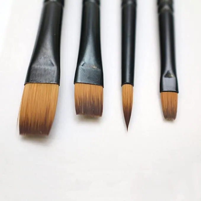 Mont Marte Gallery Series Brush Set Acrylic - (4 Pcs) - (BMHS0010)